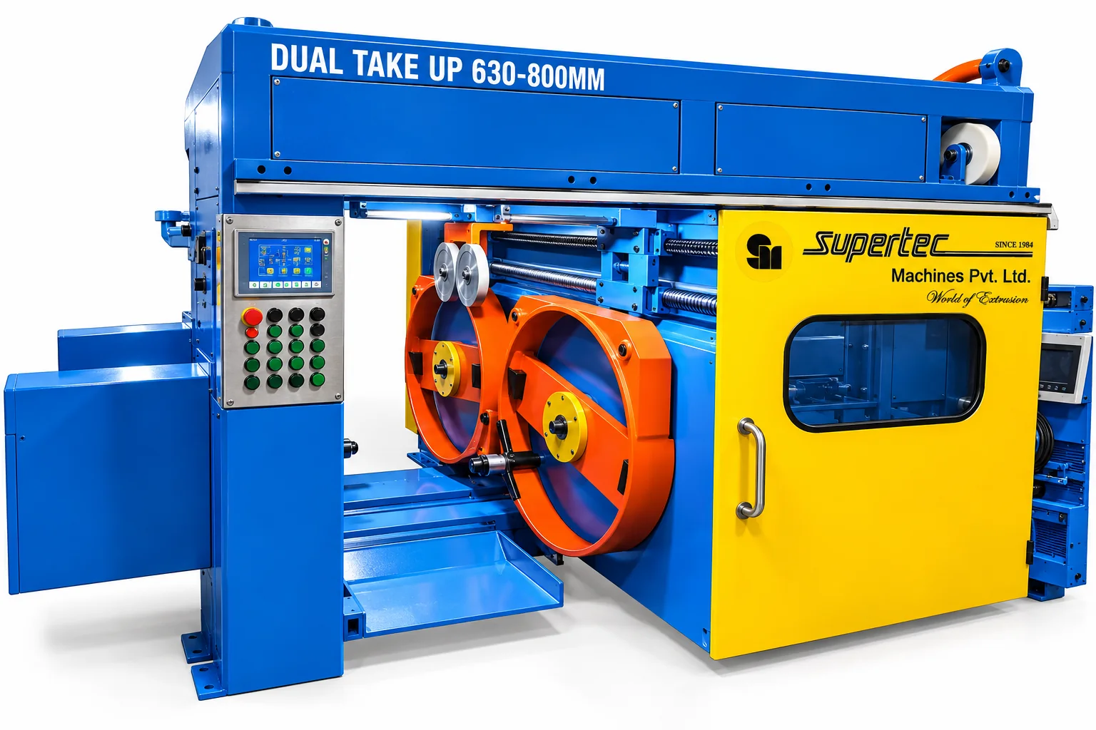 Automatic dual take-up system