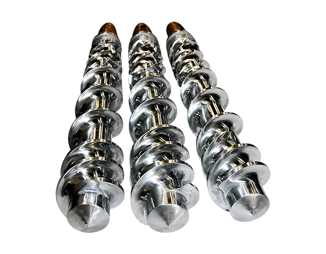 Rubber screw & barrel