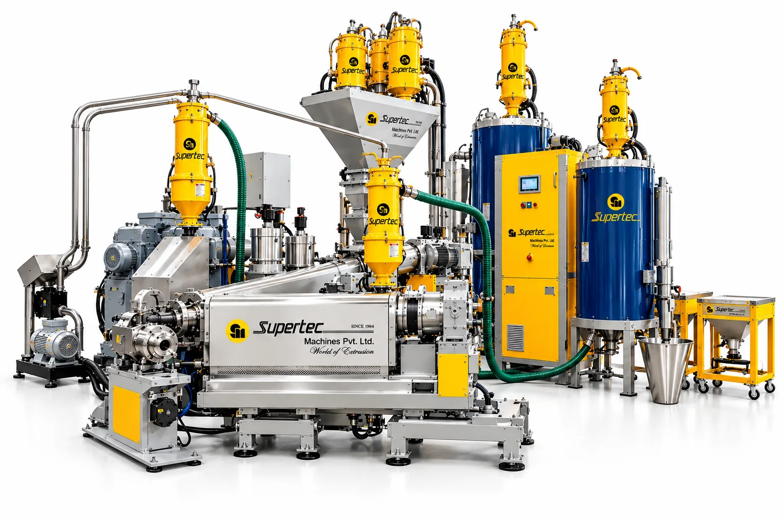 Triple-layer Sioplas extrusion line for MV cable production