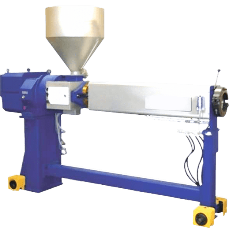 Cable and wire extruder line