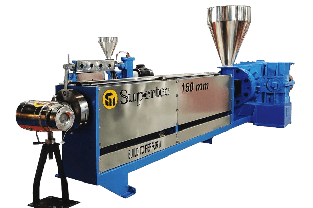 Cable and wire extruder line